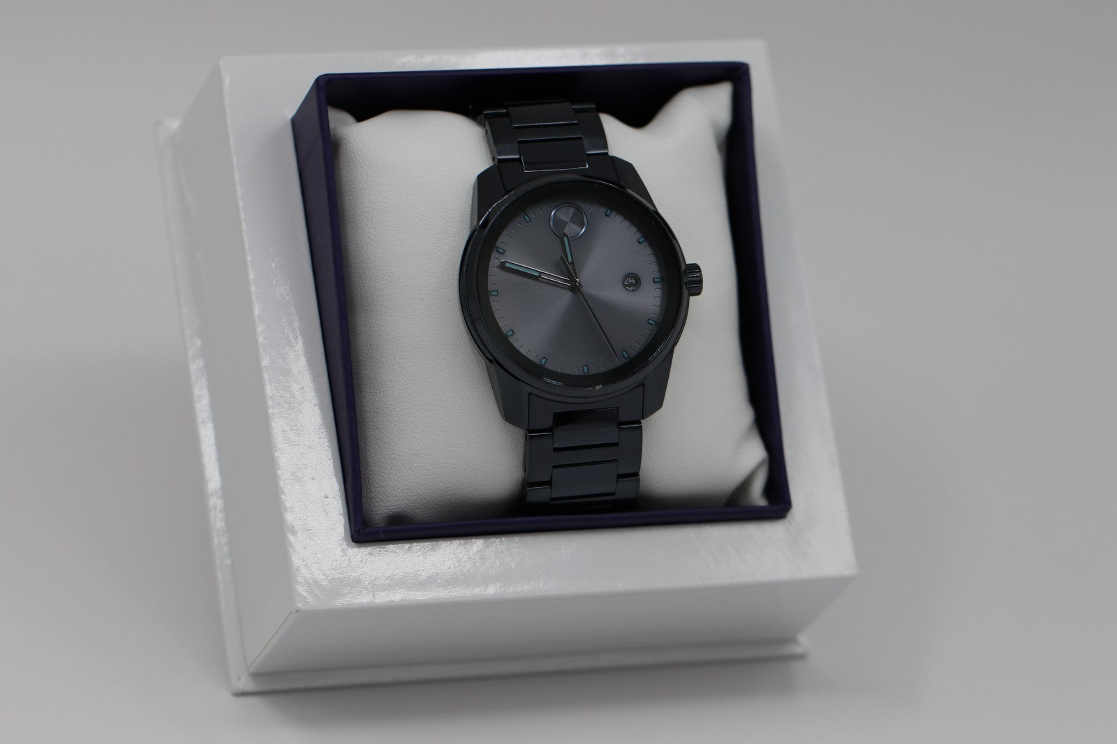 Movado Bold Verso Men's Blue ION PVD Stainless Quartz Watch 3600862