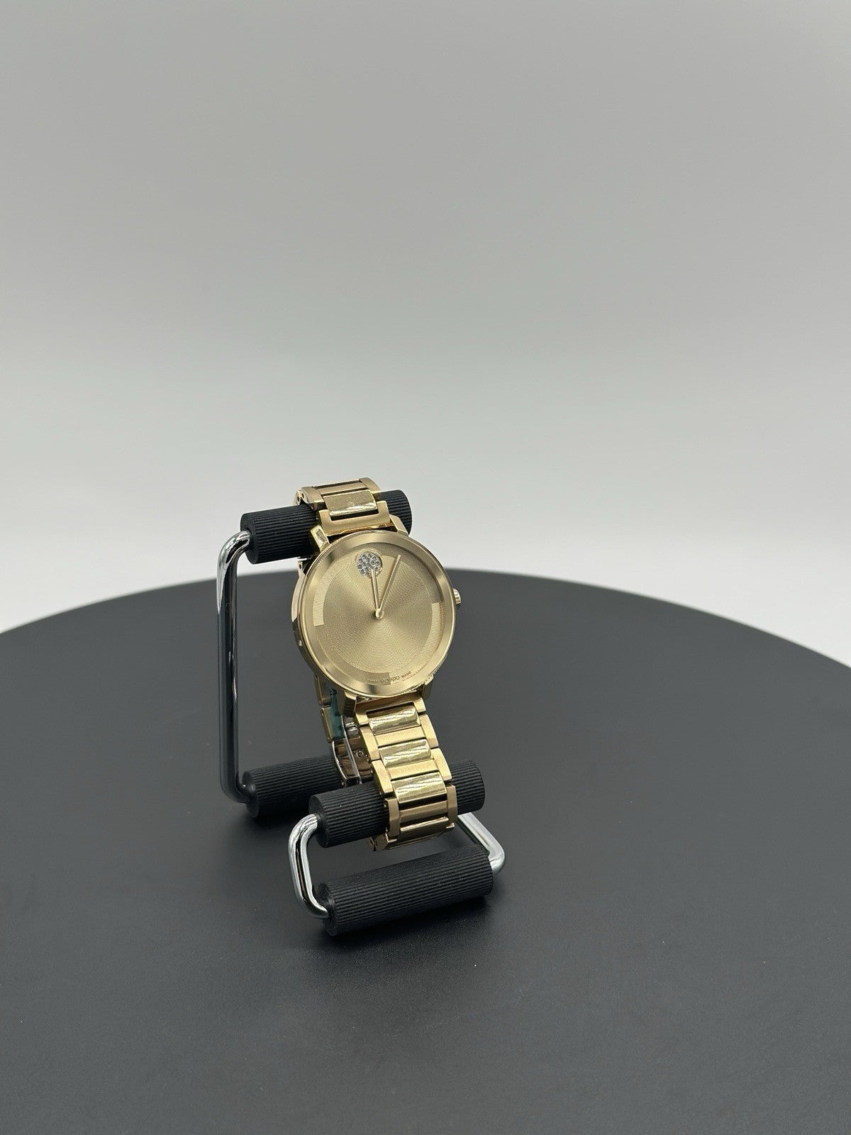 Movado Women's Watch 3601106 Bold Swiss Quartz Gold Dial Stainless Steel 34mm