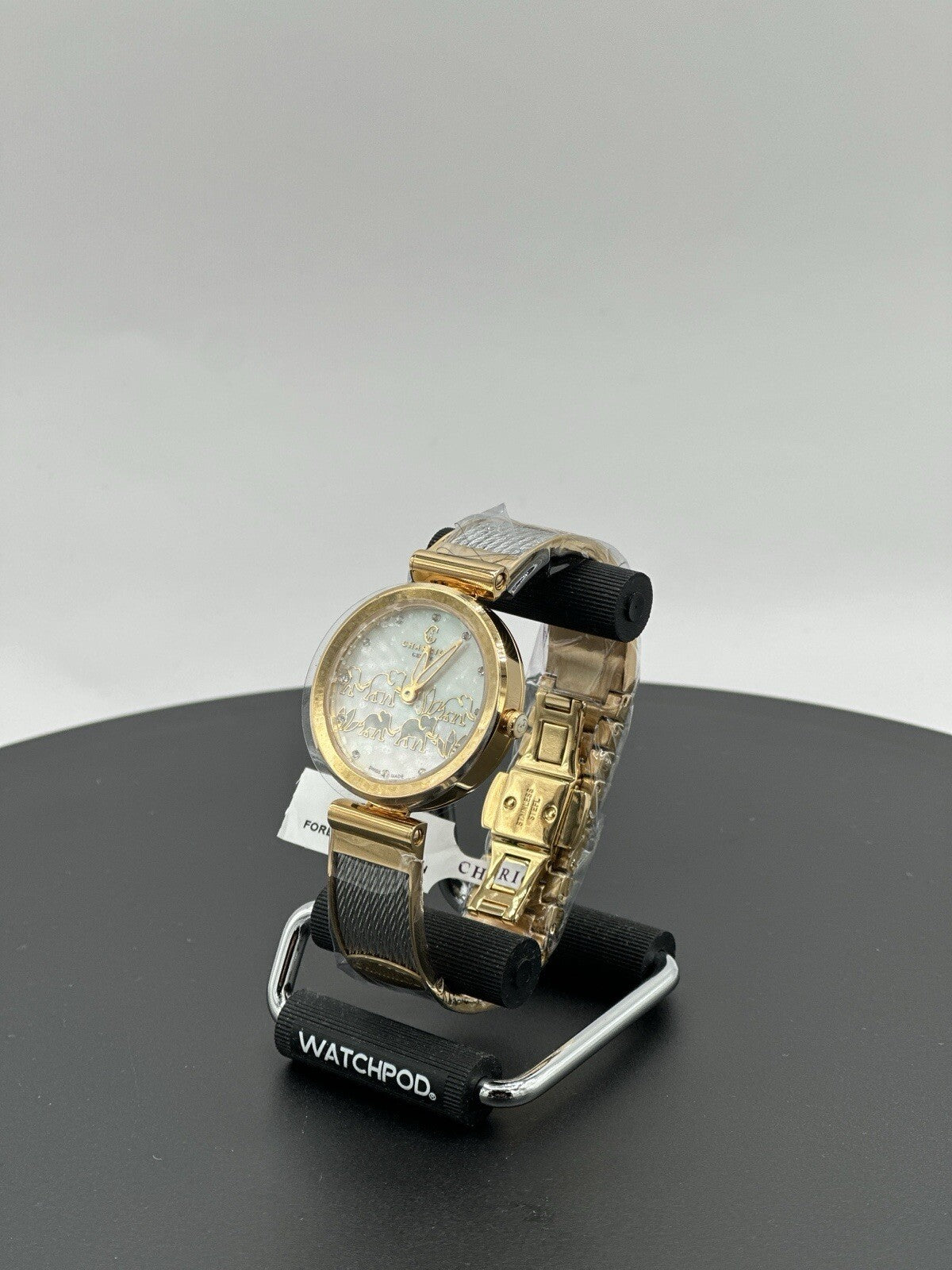 Charriol Forever Elephant FE32.104.033 Women's 32mm Two-Tone Swiss Watch/ NEW WT