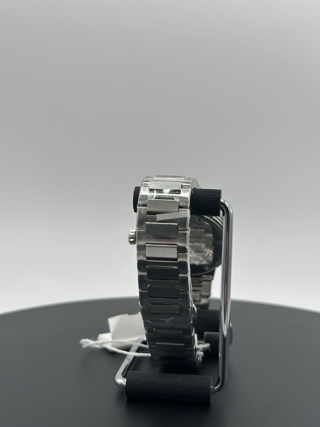 Ferragamo Mens F-80 Stainless Steel 44mm Bracelet Fashion Watch $1,395 Retail