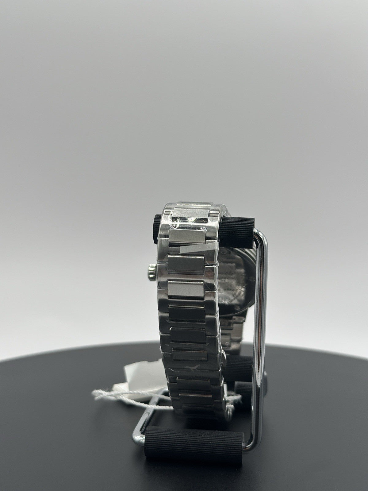 Ferragamo Mens F-80 Stainless Steel 44mm Bracelet Fashion Watch $1,395 Retail