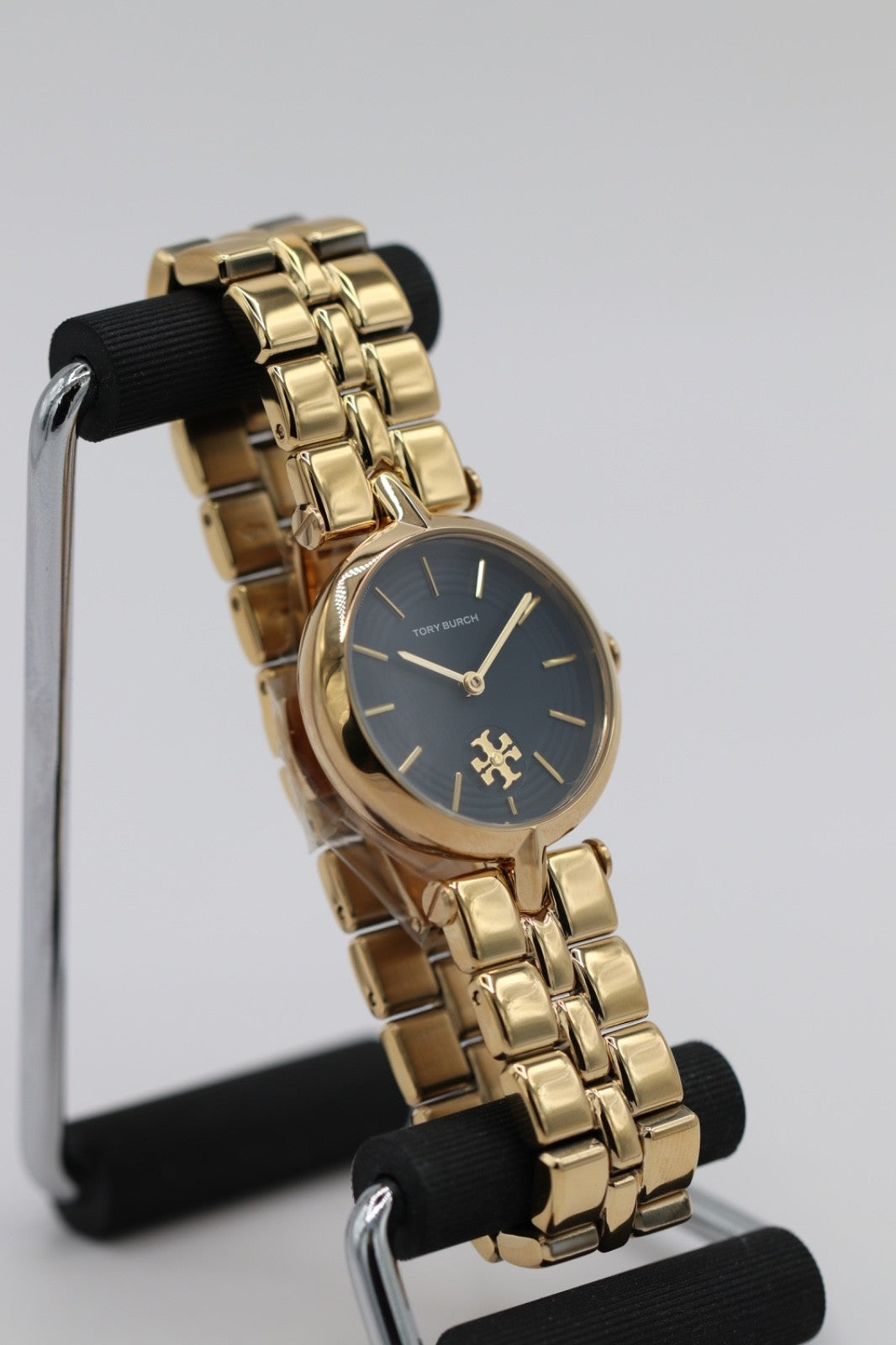 TORY BURCH KIRA BLUE TBW2043 GOLD TONE BRACELET LADIES WATCH 30MM BRAND NEW