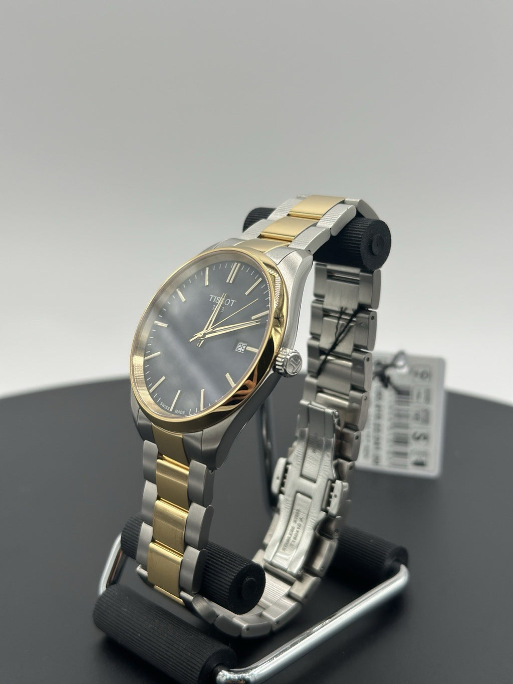 Tissot PR 100 Blue Dial Two-Tone Quartz Men's Watch T1504102204100