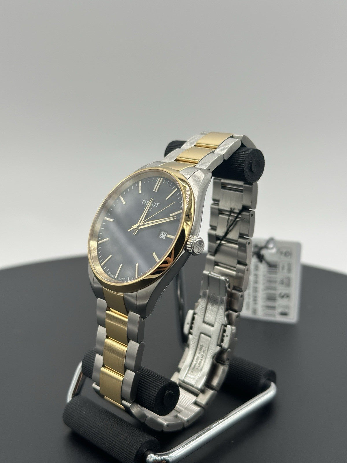 Tissot PR 100 Blue Dial Two-Tone Quartz Men's Watch T1504102204100