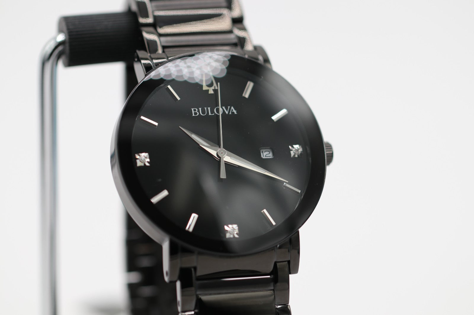 Bulova Futuro Modern 98D144 42mm Black Stainless Steel Men's Wristwatch