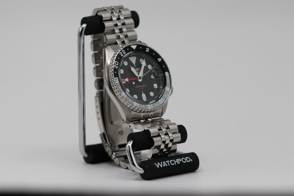 Seiko 5 Five Sports SSK001 SKX GMT Automatic Watch 100m Black Dial SSK001K1