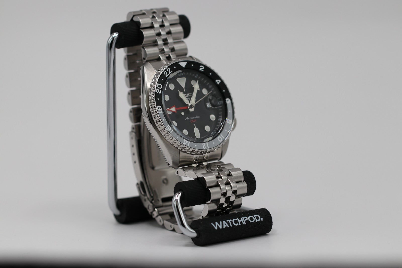 Seiko 5 Five Sports SSK001 SKX GMT Automatic Watch 100m Black Dial SSK001K1