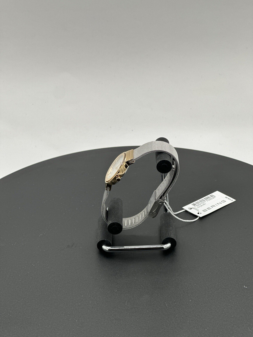 Bering Time Classic Ladies Gold-Plated Mesh Watch 10126-001 (Women's)