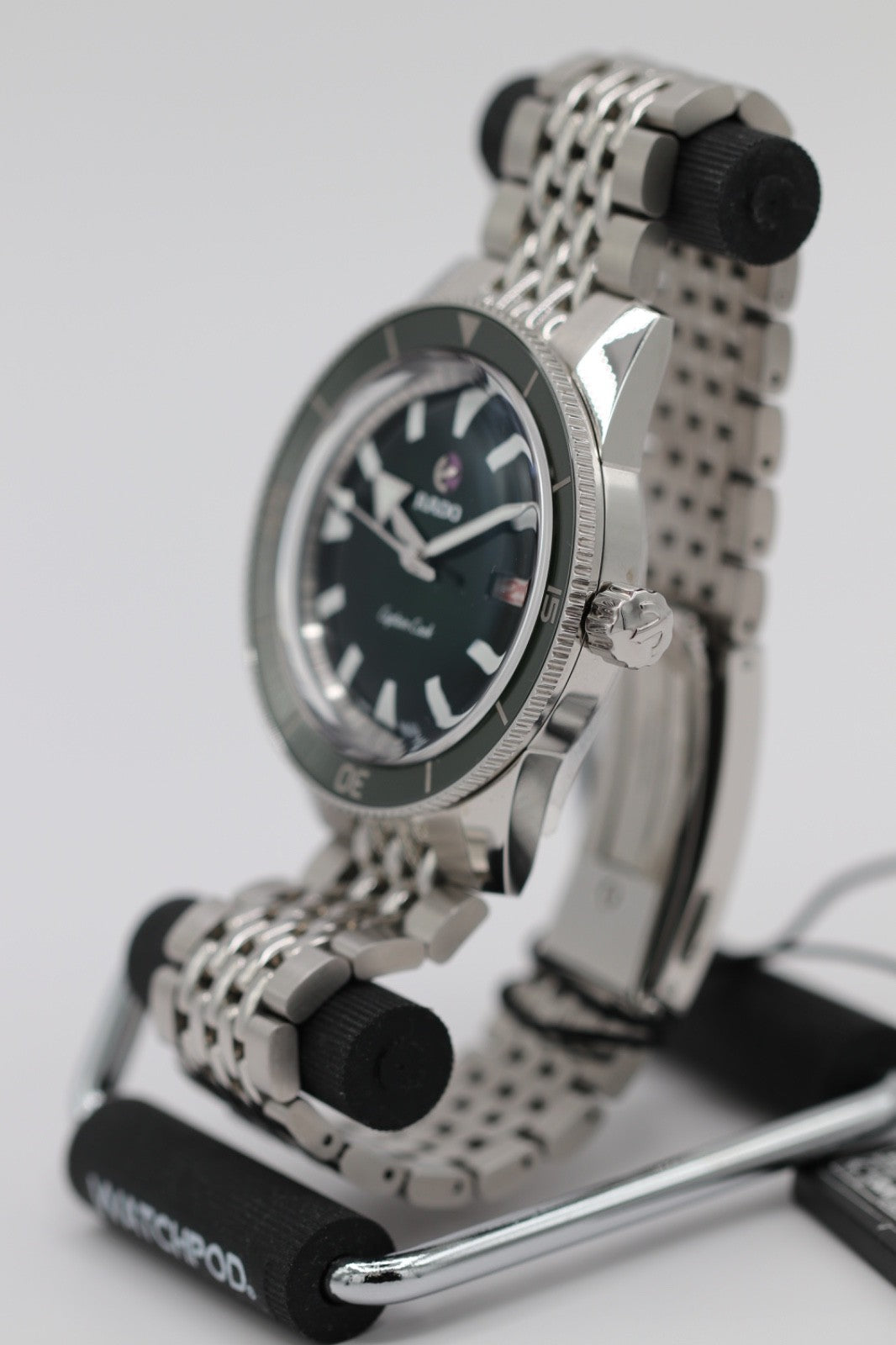 Rado Captain Cook 42mm Auto Green Dial Men's Watch R32505318