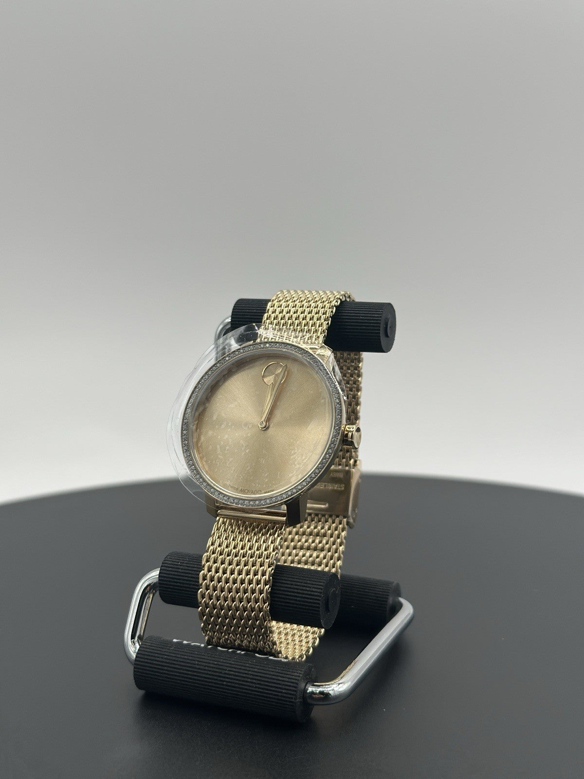 Movado Women's Watch 3600841 Bold Swiss Quartz Gold Dial Stainless Steel 34mm