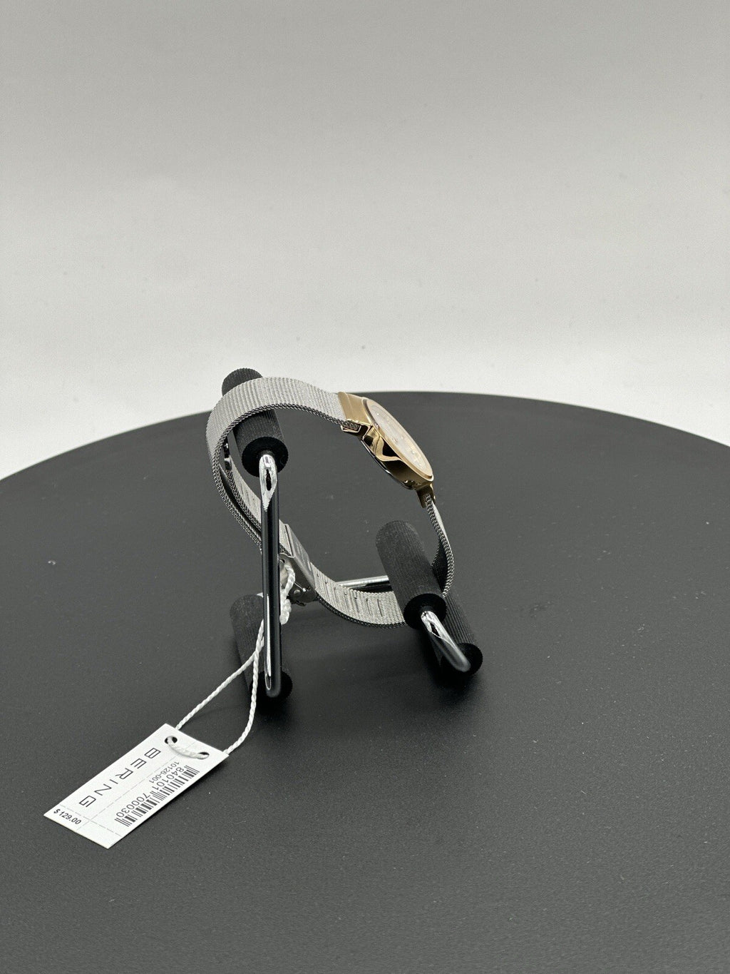 Bering Time Classic Ladies Gold-Plated Mesh Watch 10126-001 (Women's)