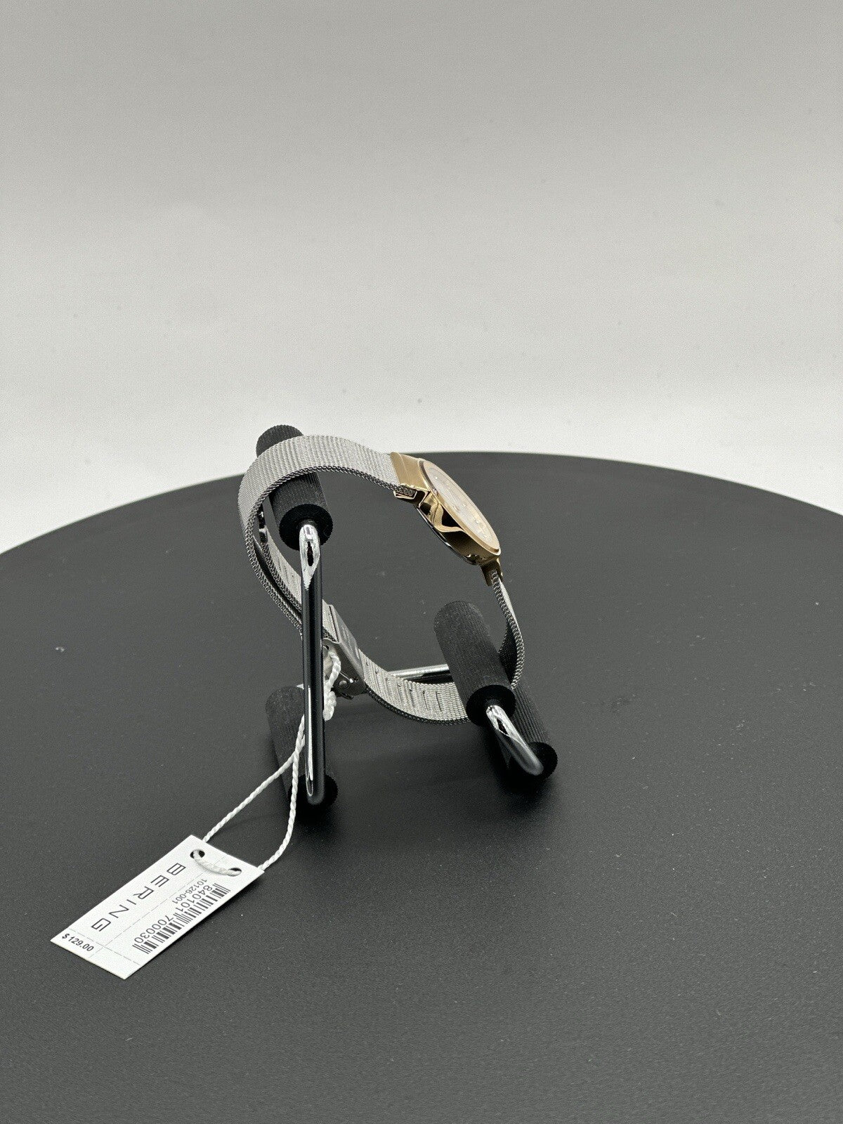 Bering Time Classic Ladies Gold-Plated Mesh Watch 10126-001 (Women's)