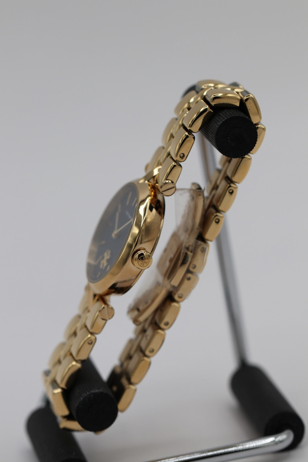 TORY BURCH KIRA BLUE TBW2043 GOLD TONE BRACELET LADIES WATCH 30MM BRAND NEW