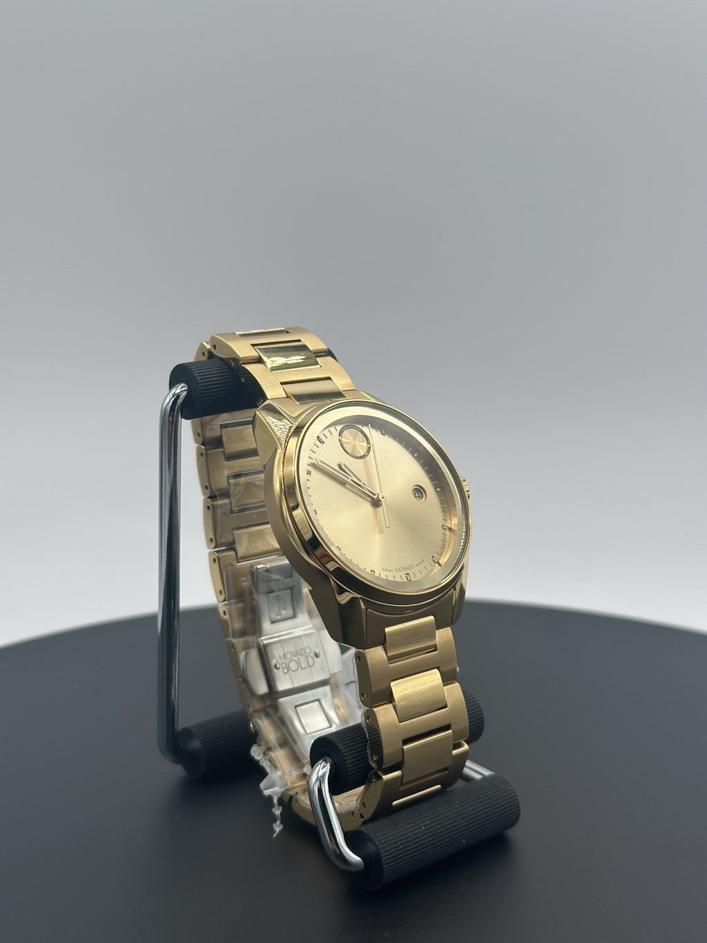 Movado Bold Verso Men's Gold Tone PVD Stainless Steel Quartz Watch 3600861