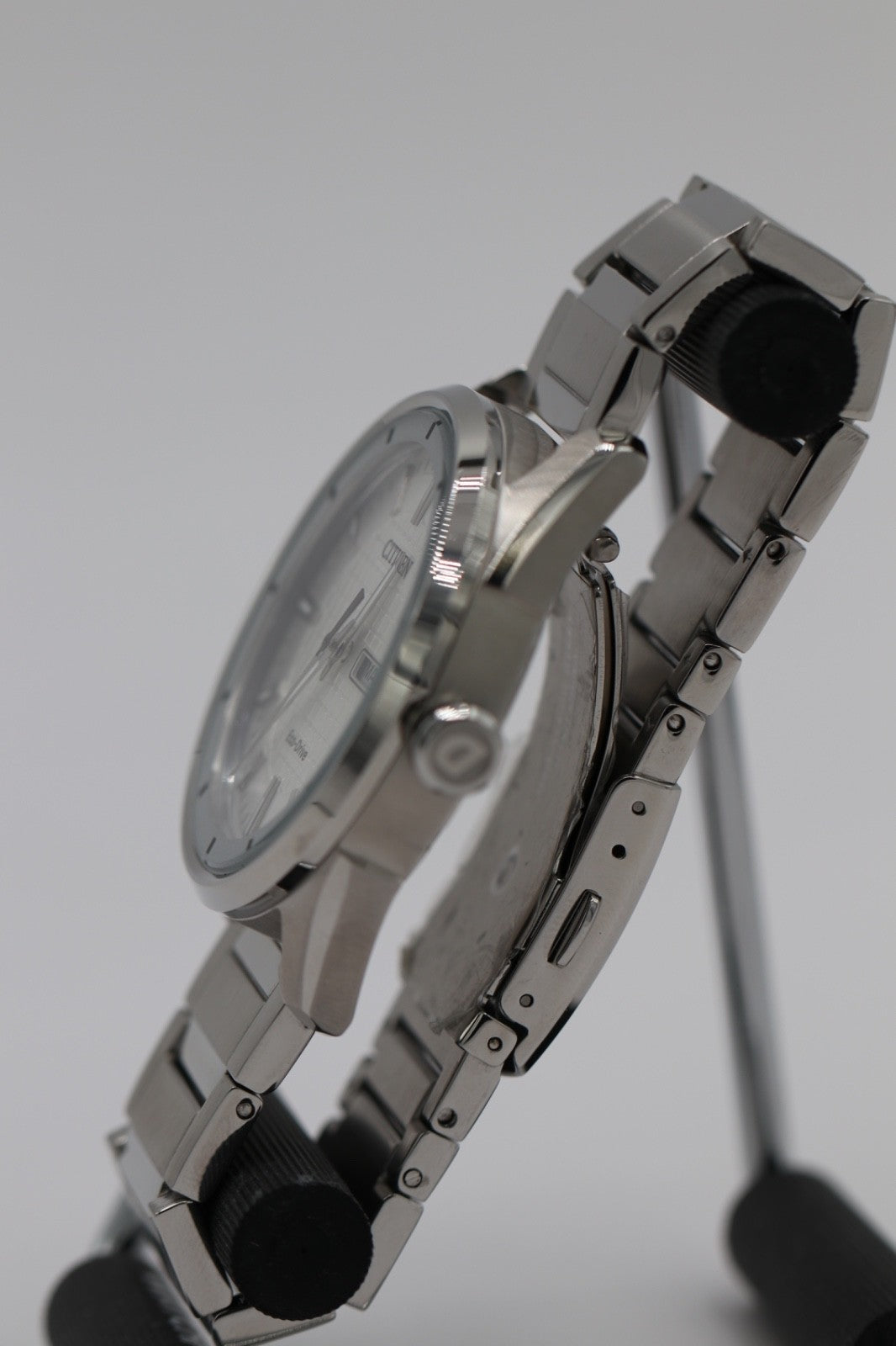 Citizen Eco-Drive CTO Mens Silver Calendar Bracelet Watch 42mm  AW0080-57A