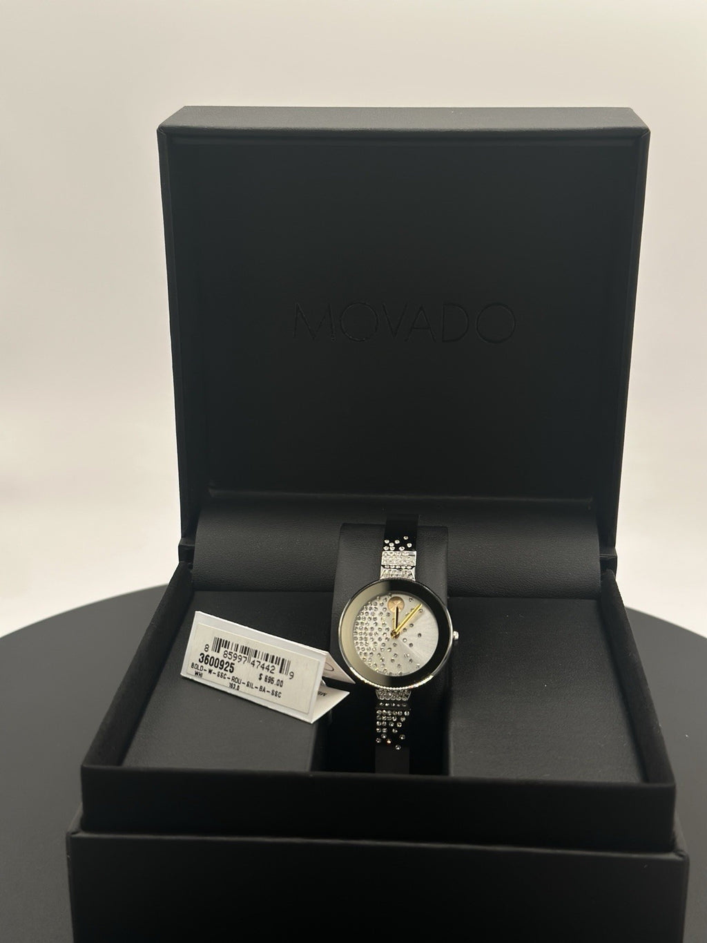 Movado Bold Women's Crystals Stainless Steel Quartz Watch 3600925