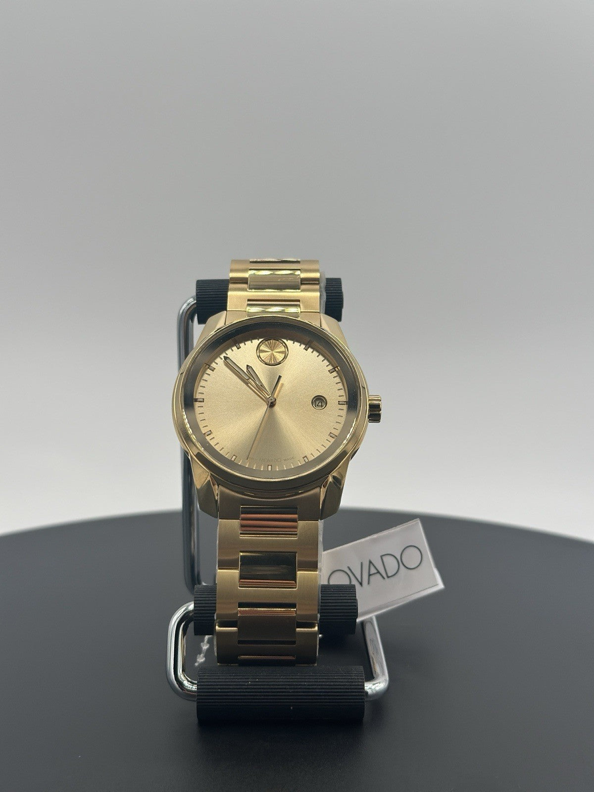 Movado Bold Verso Men's Gold Tone PVD Stainless Steel Quartz Watch 3600861