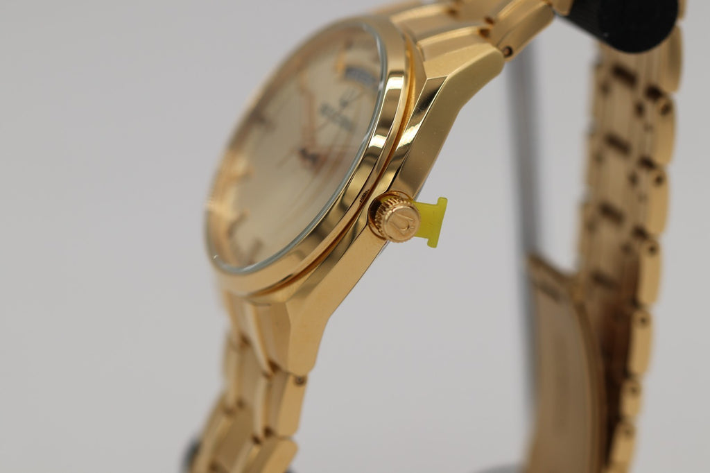 Bulova 97C115 Surveyor Classic Dial Gold-Tone SS Men's Watch $259.99 MSRP