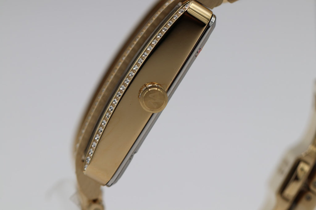 JBW Mink Collection Quartz Diamond Black Dial Ladies Watch