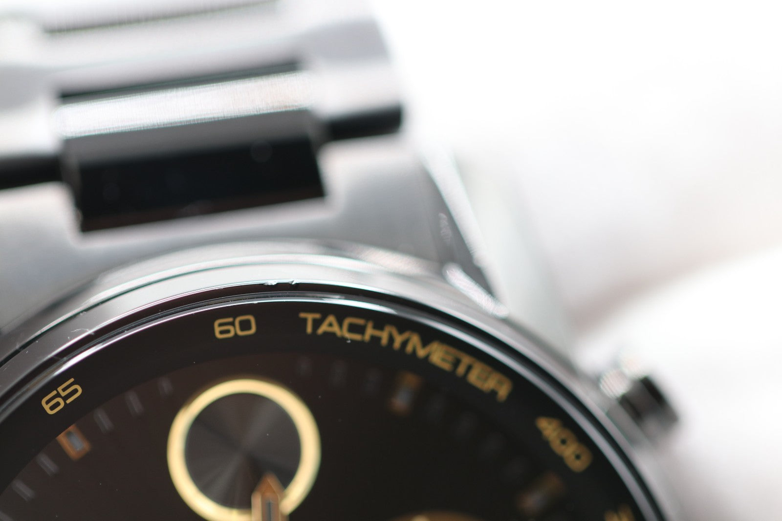 Movado BOLD Verso Chronograph Black Ion-Plated Bracelet Watch | 44mm | 3600906