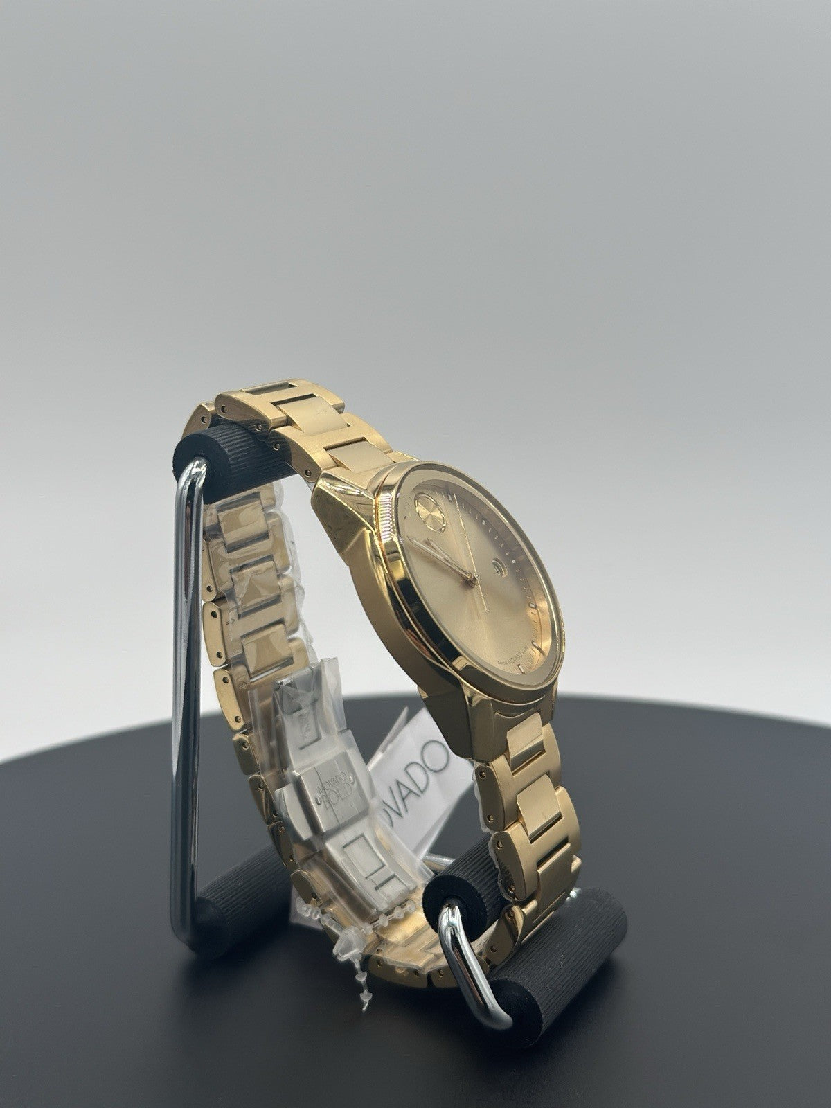 Movado Bold Verso Men's Gold Tone PVD Stainless Steel Quartz Watch 3600861