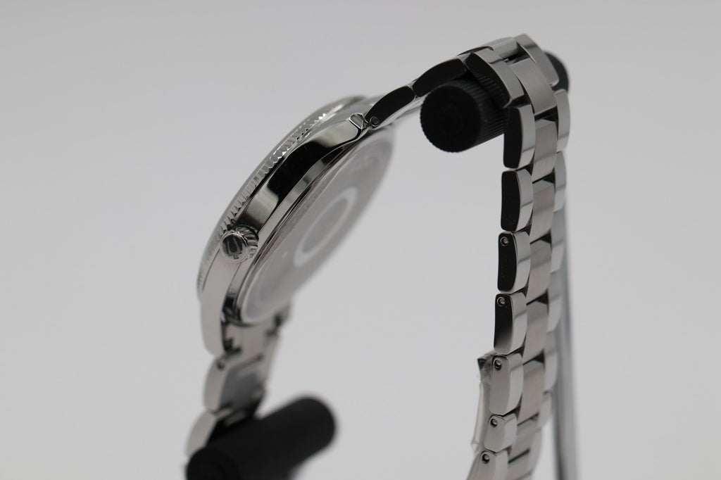 Bulova Men's Silver Dial Stainless Steel Quartz Watch 96B451