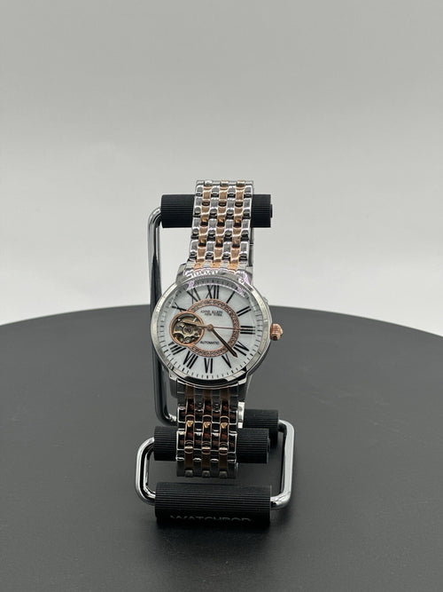 Anne Klein 12/2339MPRT 36 mm Silver Stainless Steel Case with Rose...