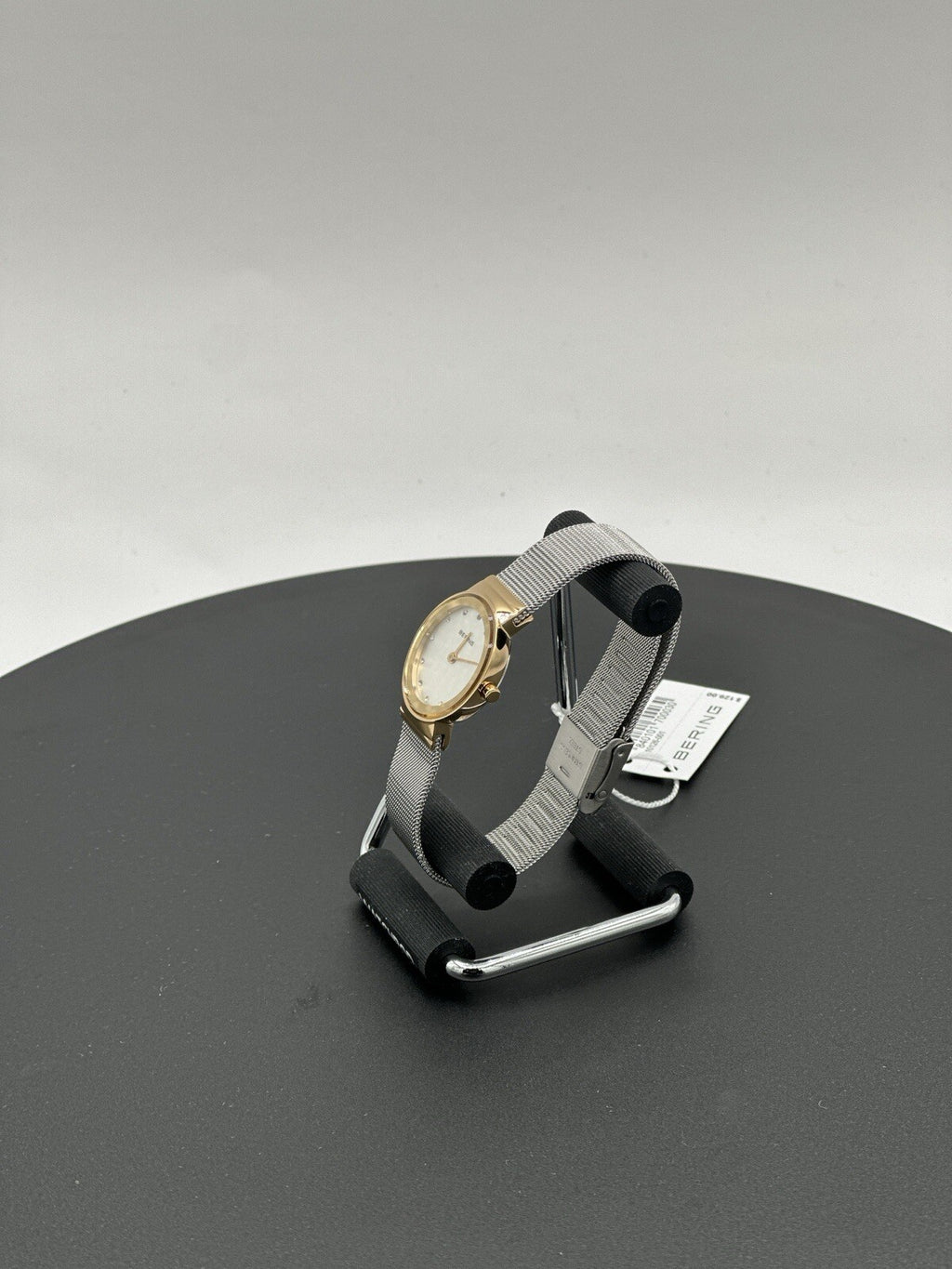 Bering Time Classic Ladies Gold-Plated Mesh Watch 10126-001 (Women's)