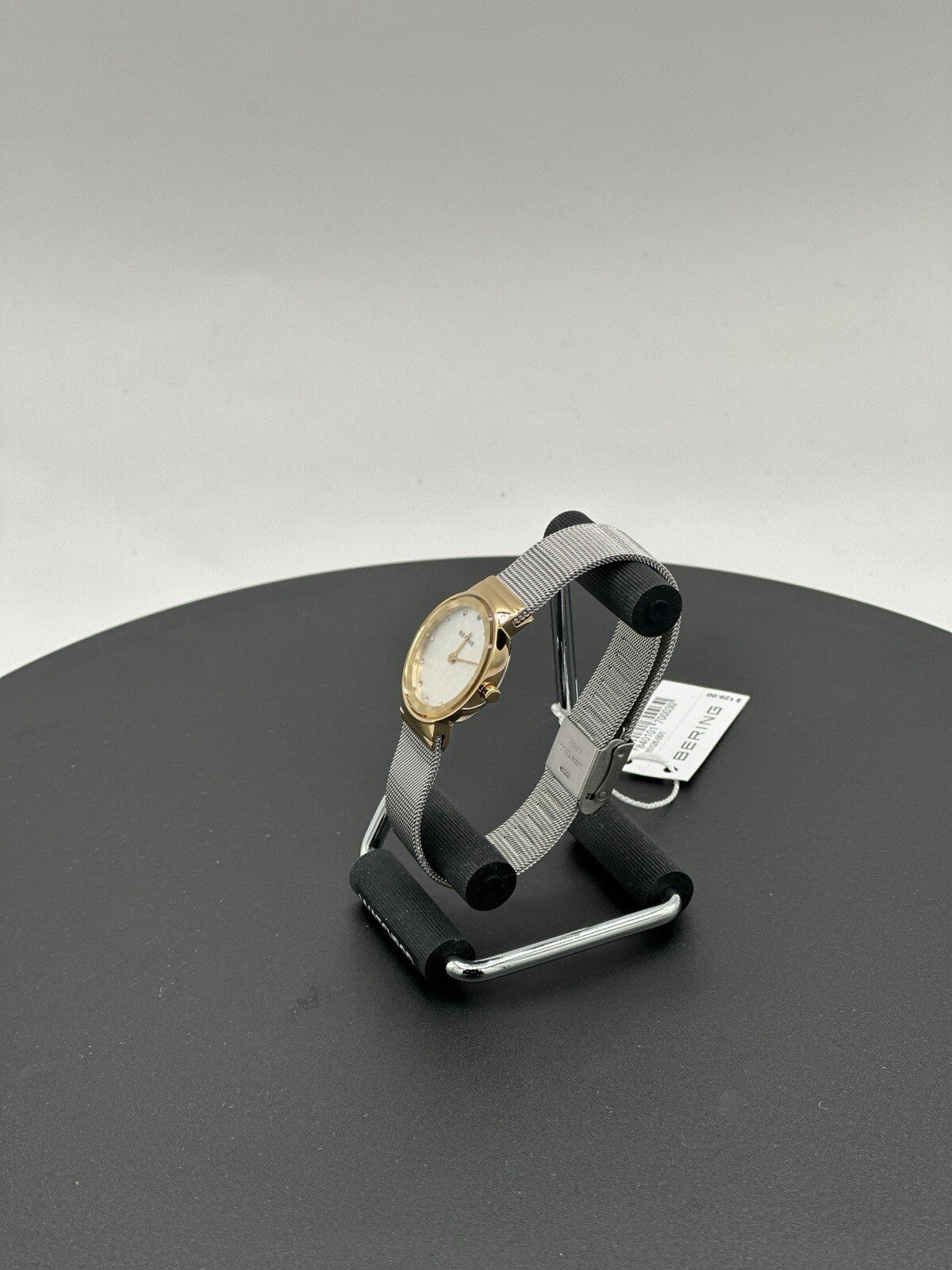 Bering Time Classic Ladies Gold-Plated Mesh Watch 10126-001 (Women's)