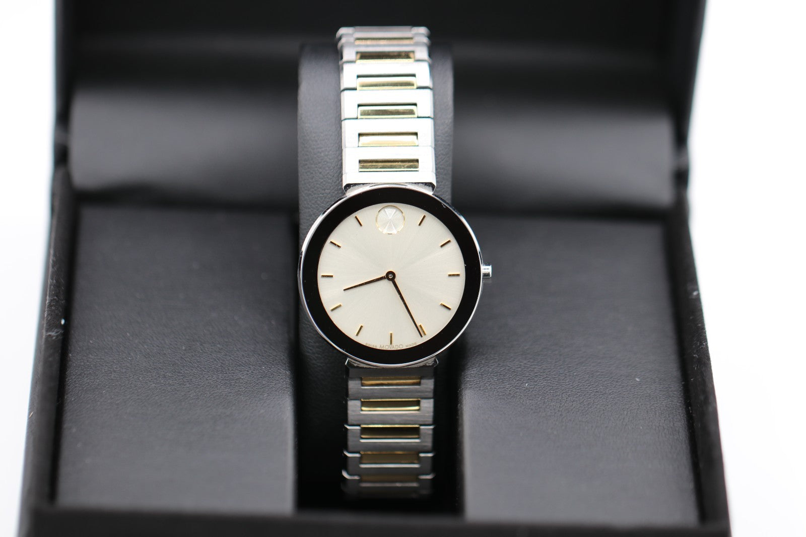 Movado BOLD Horizon 3601091 Taupe Dial Stainless Steel 34MM Ladies Watch