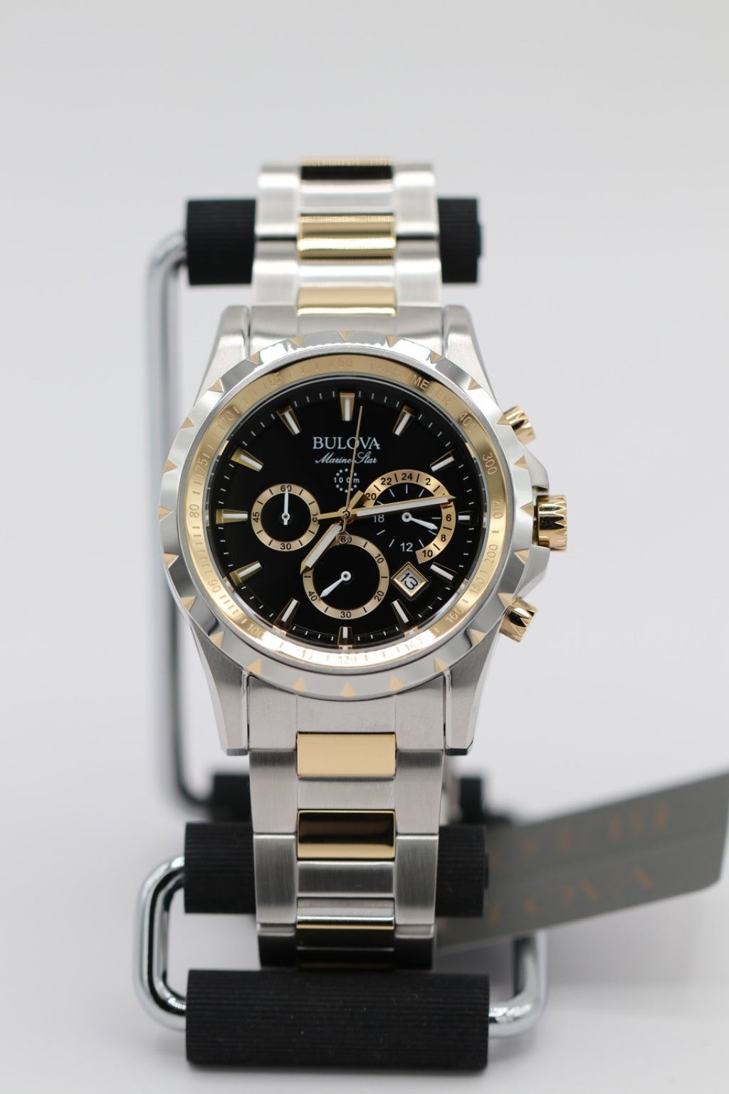 Bulova Mens Watch Marine Star 98B433 Two-Tone Stainless Steel Quartz Analog