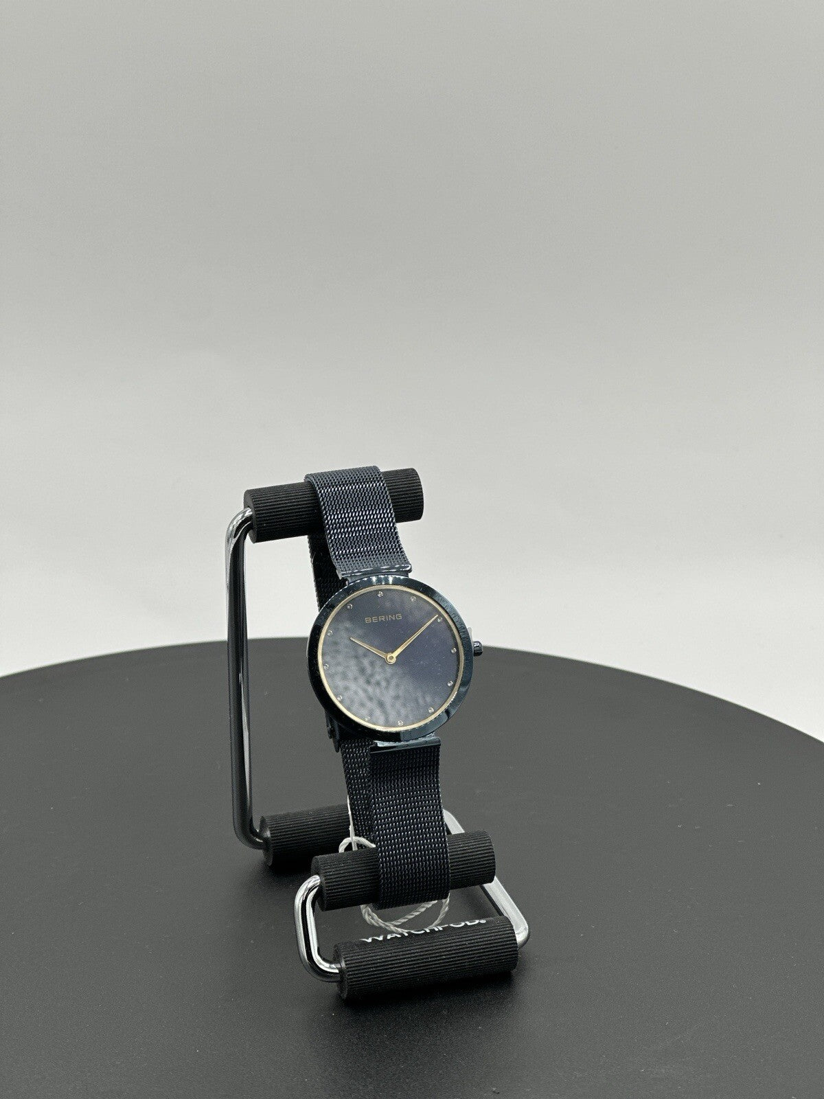 Bering Classic Women's 32mm Crystal Accent Blue MOP Dial Watch NEW 18132-399