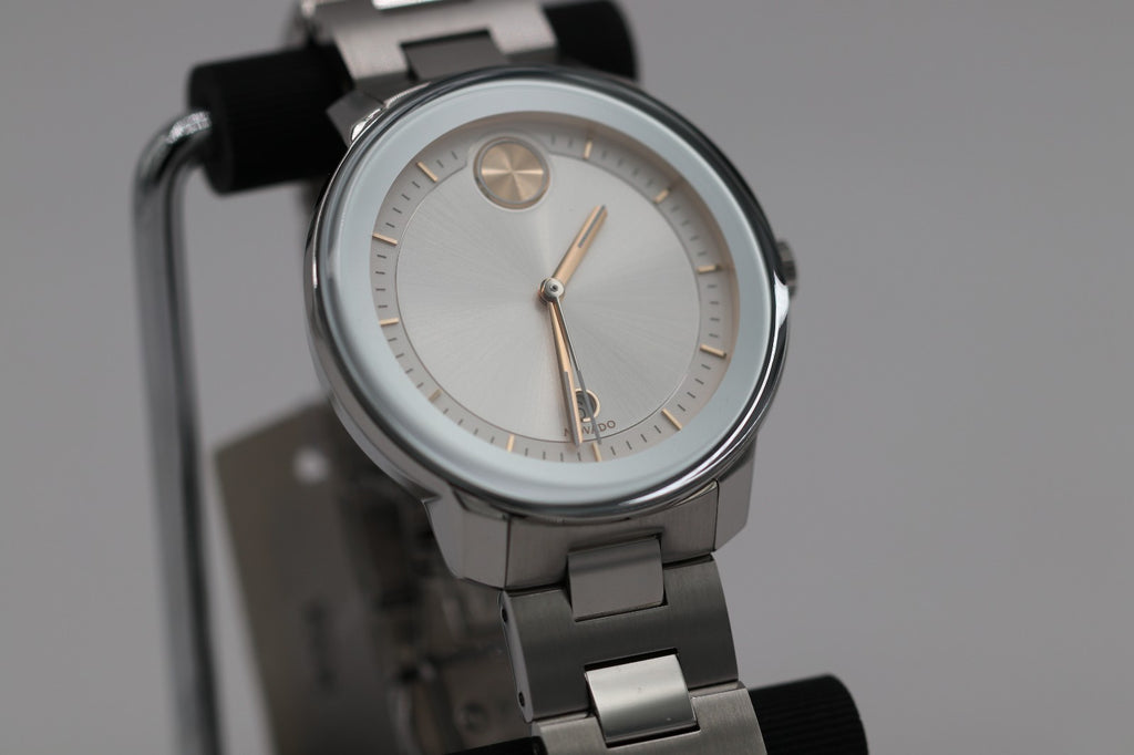 Movado Bold Women’s Verso Stainless Steel Bracelet Watch 3600747