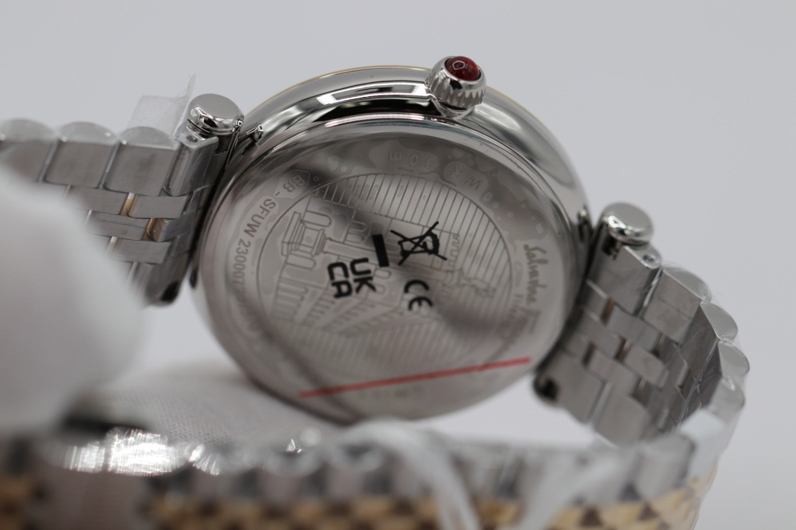 Salvatore Ferragamo Ora SFUW00422 Silver Women's Watch New + Box & Paper's