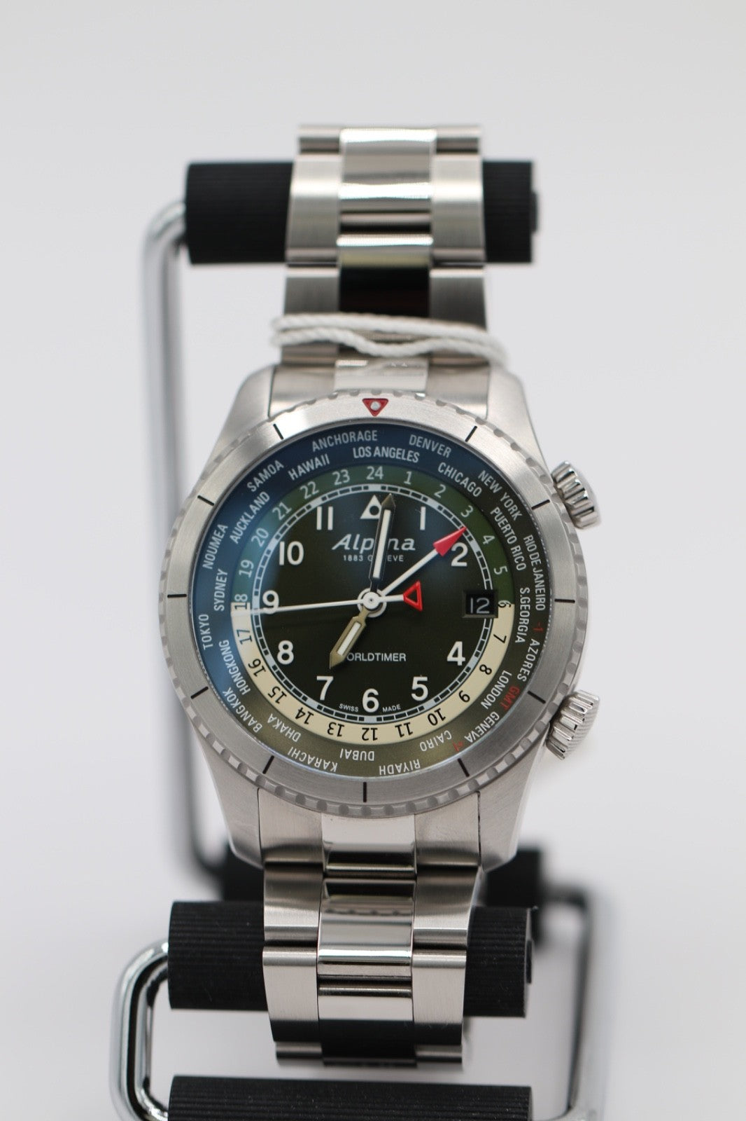 Alpina Startimer Worldtimer 41 mm Men's Quartz Watch AL-255GR4S26B