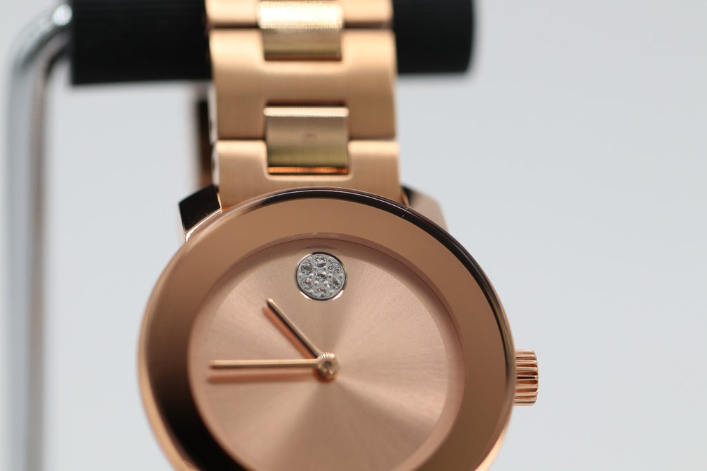 Movado Women's Watch 3600086 Bold Rose Gold Swiss Quartz Stainless Steel 36mm