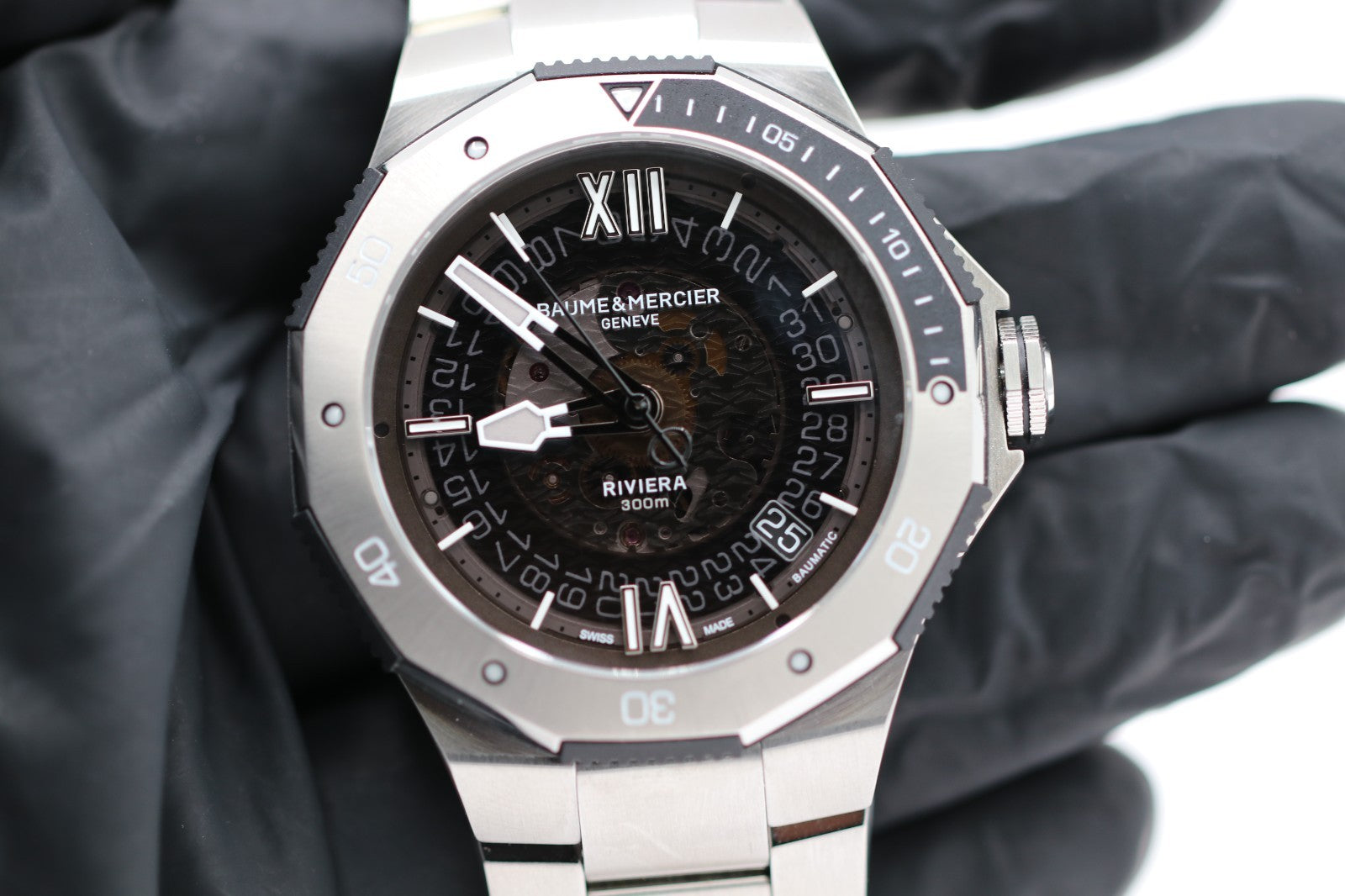 Baume et Mercier Riviera Automatic Grey Dial Men's Watch M0A10717