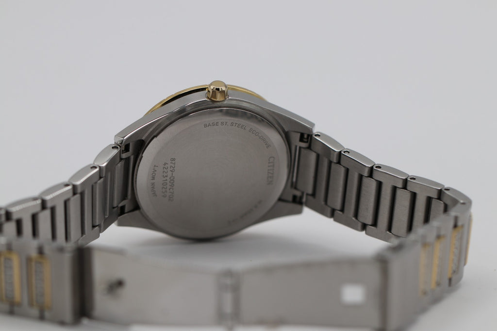 Citizen Eco-Drive Gemmed Stainless Women's Quartz Watch - FD2074-55A