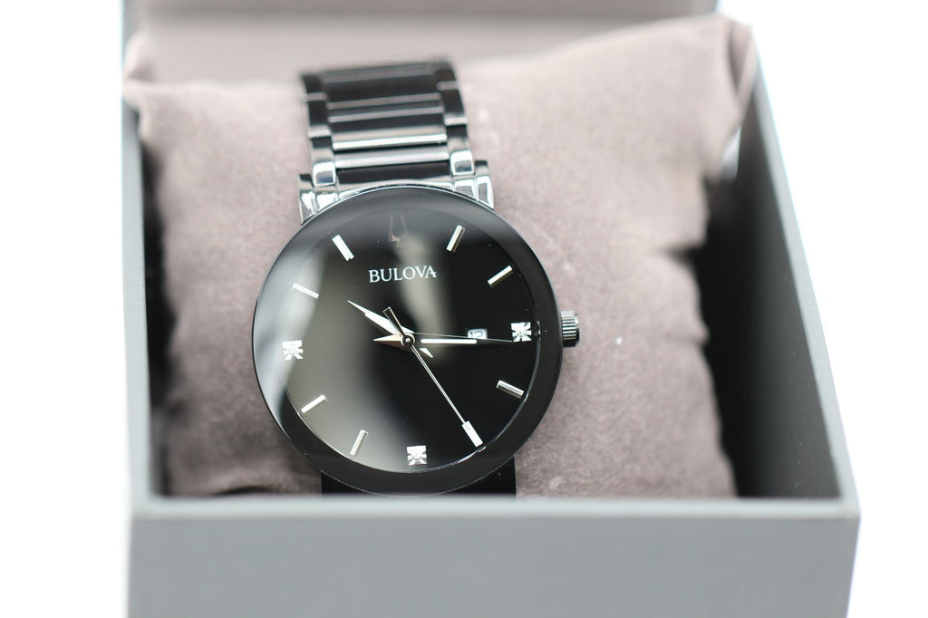 Bulova Futuro Modern 98D144 42mm Black Stainless Steel Men's Wristwatch
