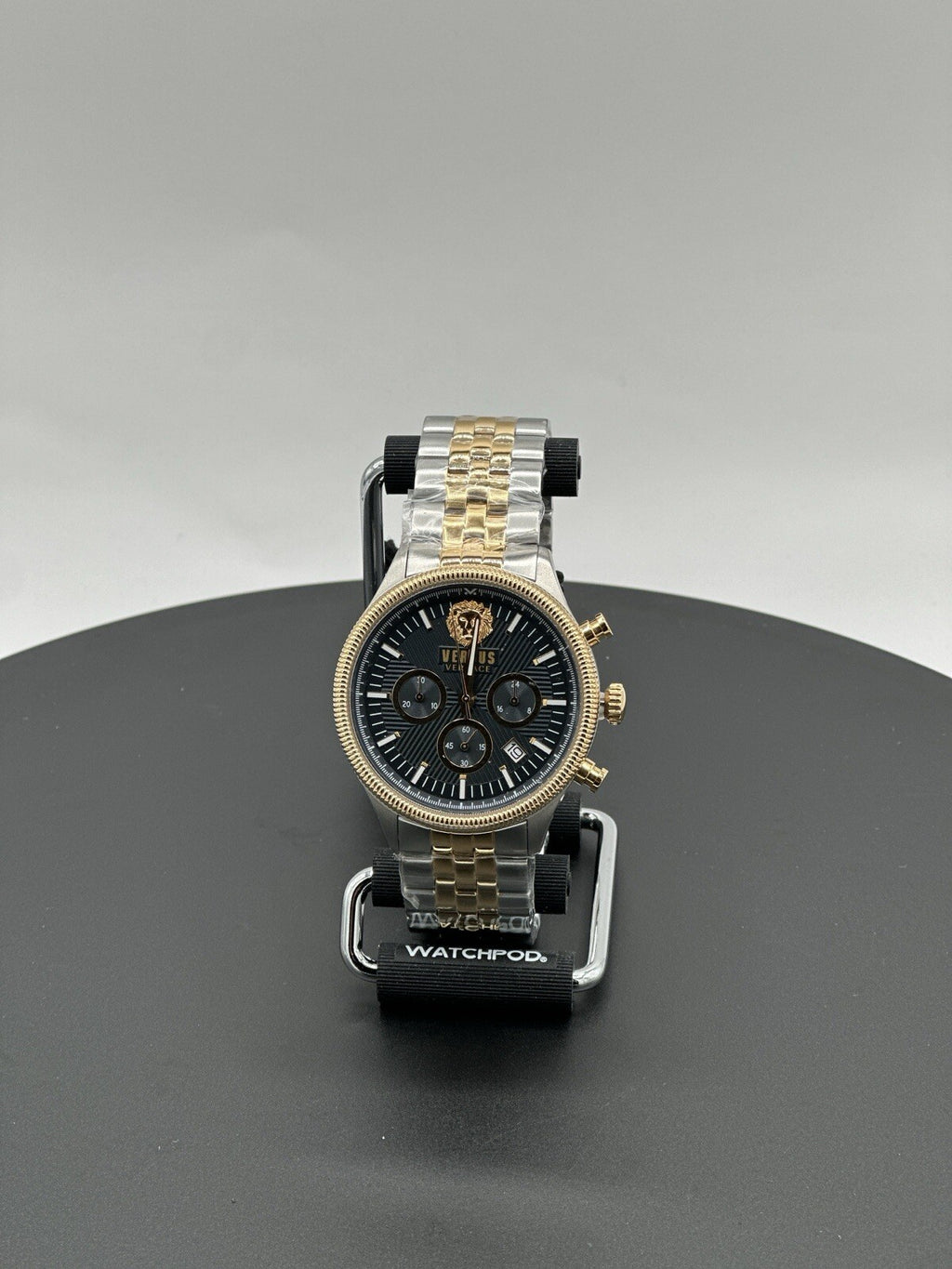 Versus Versace Mens Colonne Chrono  GOLD 44mm Bracelet Fashion Watch VSP970421
