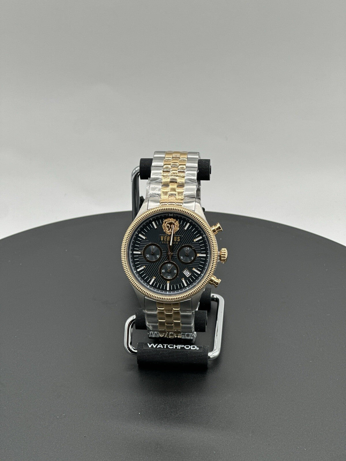 Versus Versace Mens Colonne Chrono  GOLD 44mm Bracelet Fashion Watch VSP970421