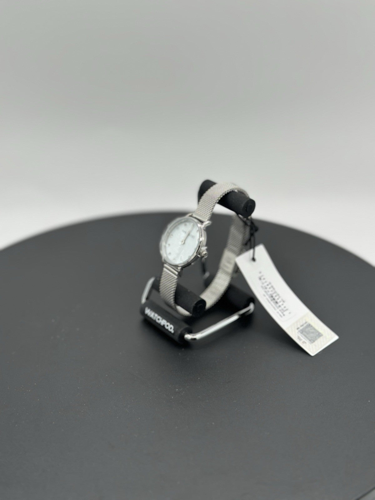 Staciie 28mm Mother of Pearl Dial with Silver-Tone Mesh Strap