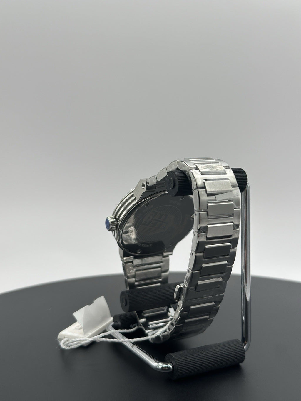 Ferragamo Mens F-80 Stainless Steel 44mm Bracelet Fashion Watch $1,395 Retail