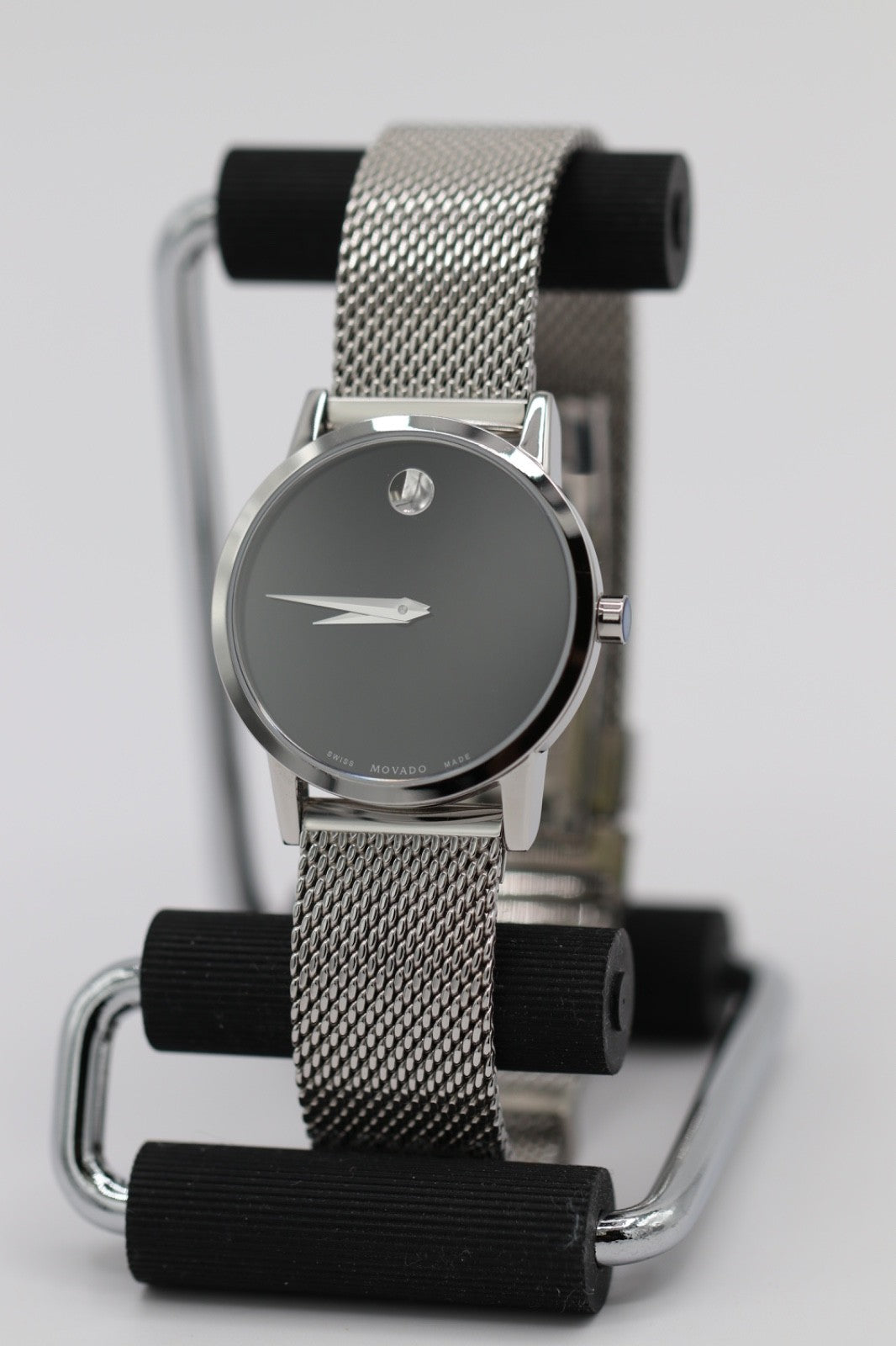Movado Museum Women's Watch-Swiss Quartz, SS Mesh Bracelet 28mm 0607220