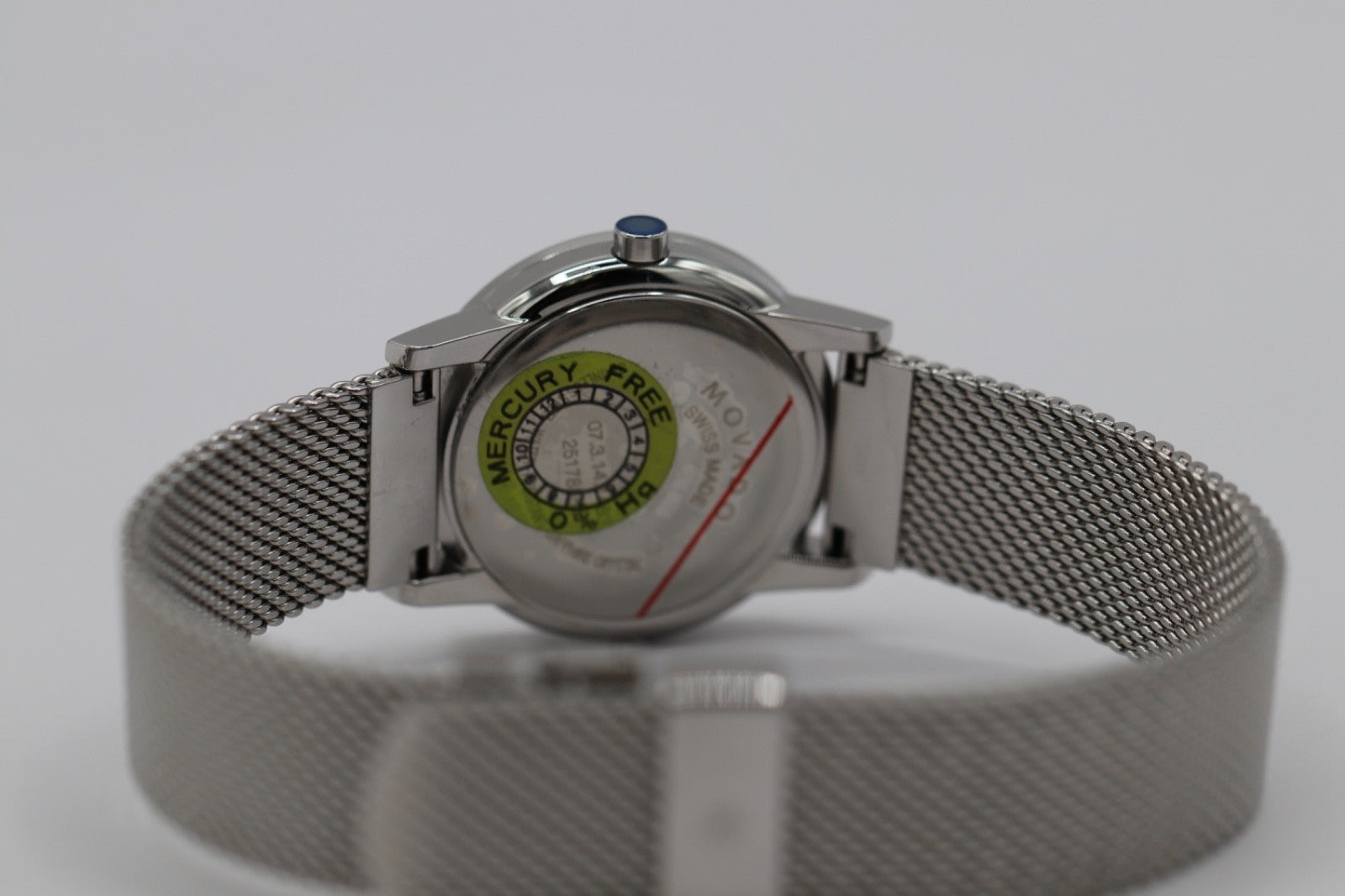 Movado Museum Women's Watch-Swiss Quartz, SS Mesh Bracelet 28mm 0607220