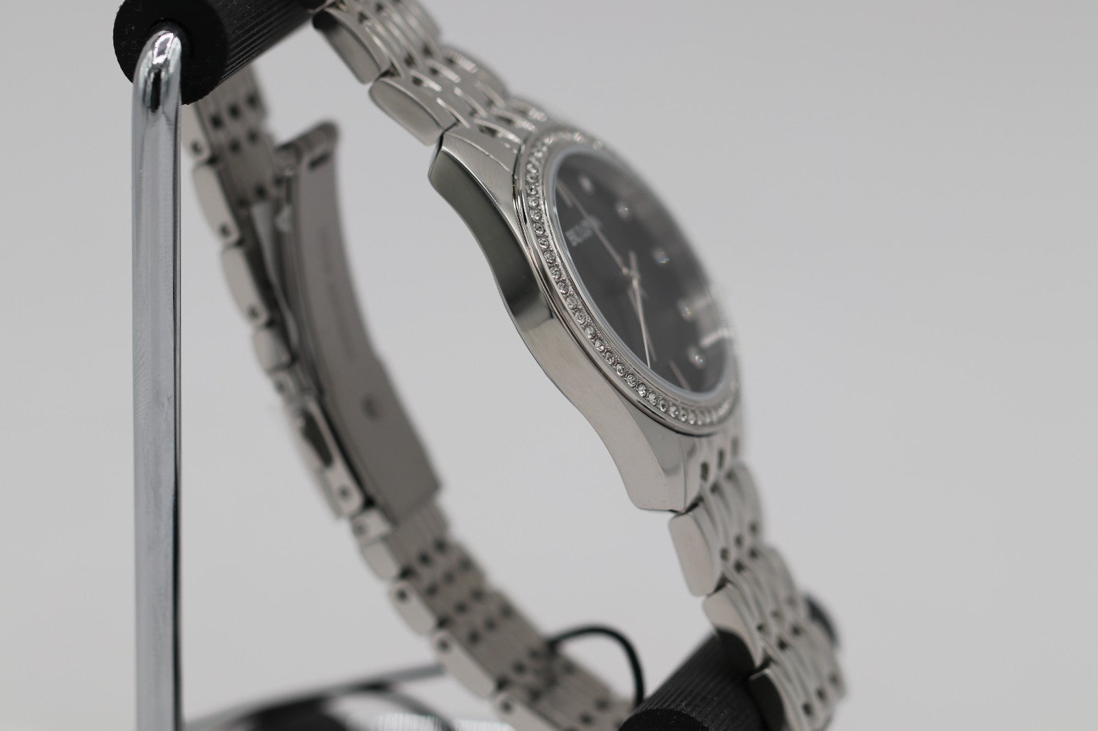 Bulova Ladies  Classic Crystal 31mm Stainless Steel Quartz Watch 96L317