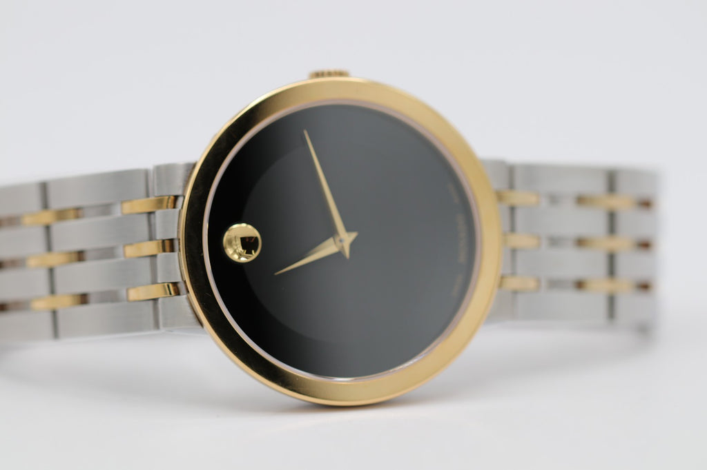 Movado Esperanza Black Museum Men's Watch  39mm 607058