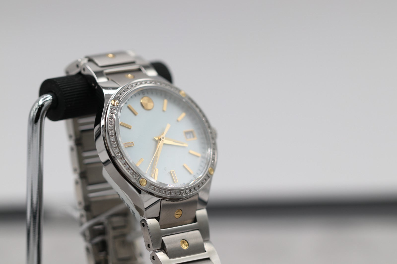 Movado S.E. Diamond Women's Two Tone Swiss Quartz Watch 0607517