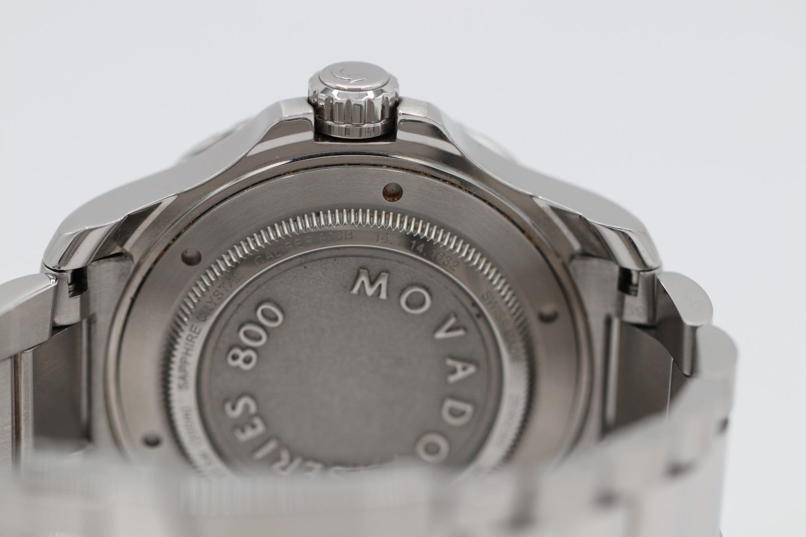 Movado Series 800 Automatic 42mm Blue Dial Stainless Steel Watch 2600158