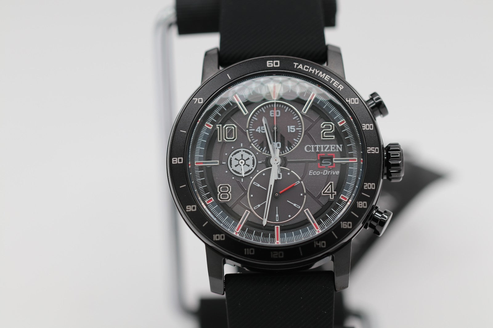 Citizen StarWars Darth Vader Eco-Drive Chrono Mens Watch CA0764-08W / MSRP $425